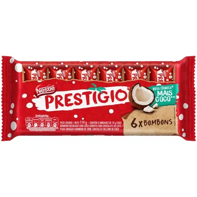 Chocolate Prestígio ao Leite Flowpack 114g